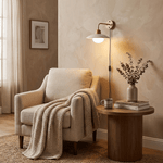 Dome Arm Plug-in Wall Lamp