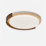 Travertine Eclipse Ceiling Lamp
