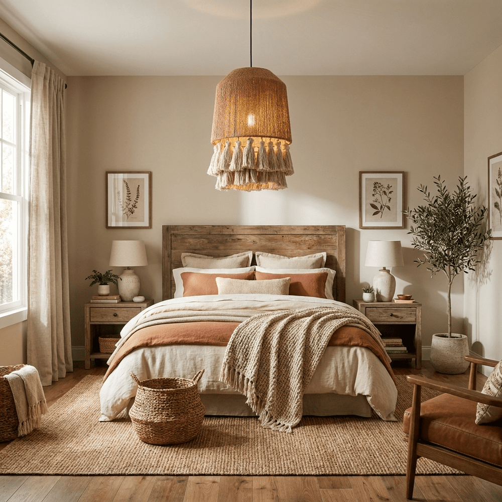 Fringe Jute Pendant Lamp