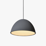 Ribbed Dome Pendant Light