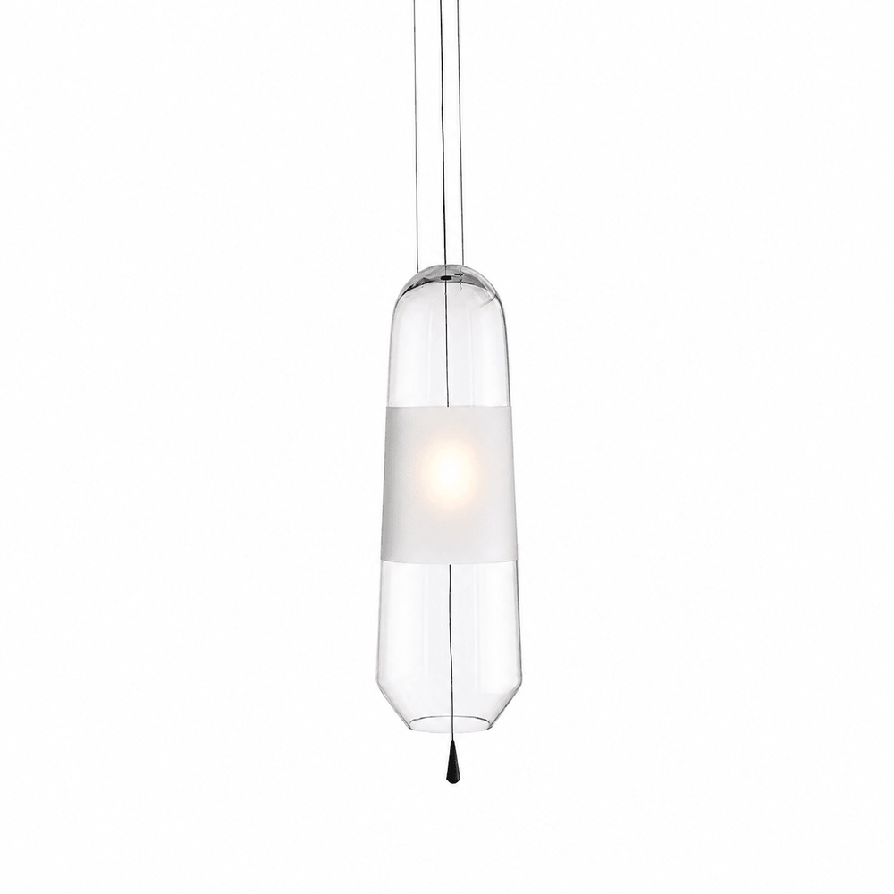 Glass Capsule Pendant Light