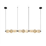 Alabaster Pebble Linear Chandelier