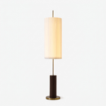Pleated Cylinder Floor Lamp