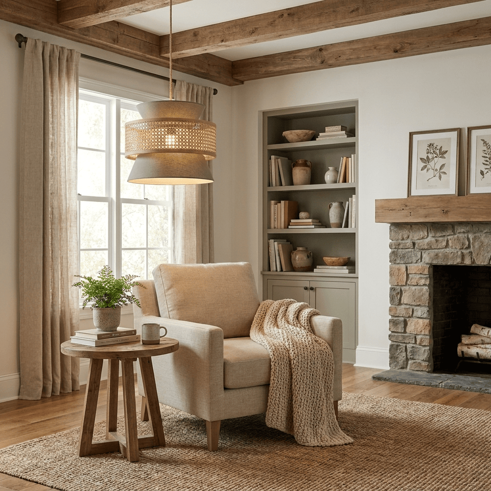 Sienna Rattan Pendant Light