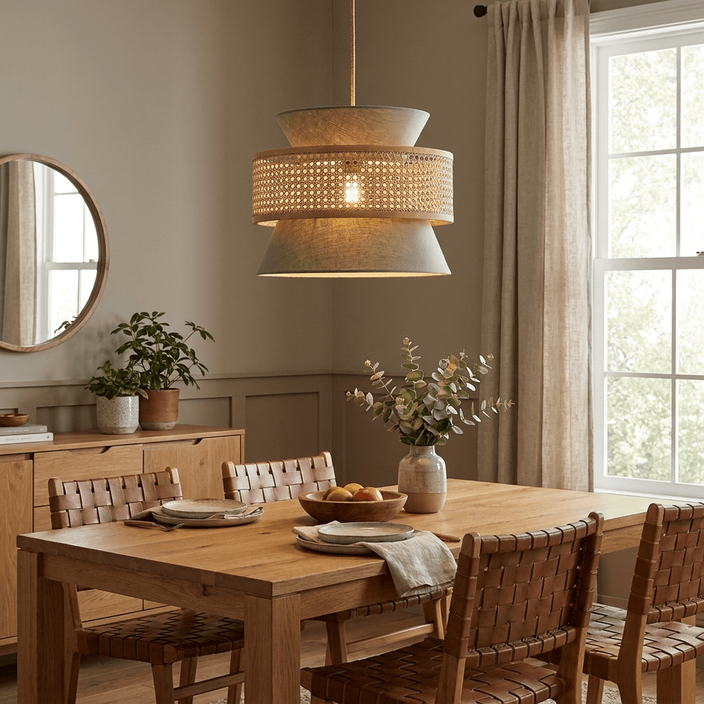 Sienna Rattan Pendant Light