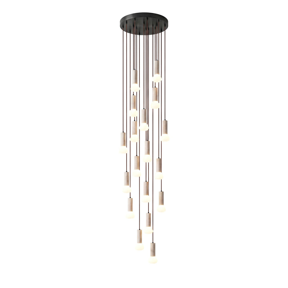 Matchstick Travertine Pendant Lamp