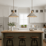 Concrete Pleated Pendant Lamp