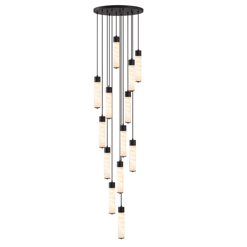 Alabaster Tala Brass Pendant Lamp