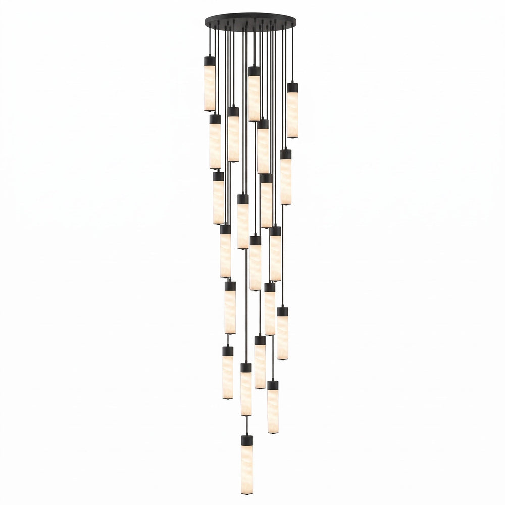 Alabaster Tala Brass Pendant Lamp