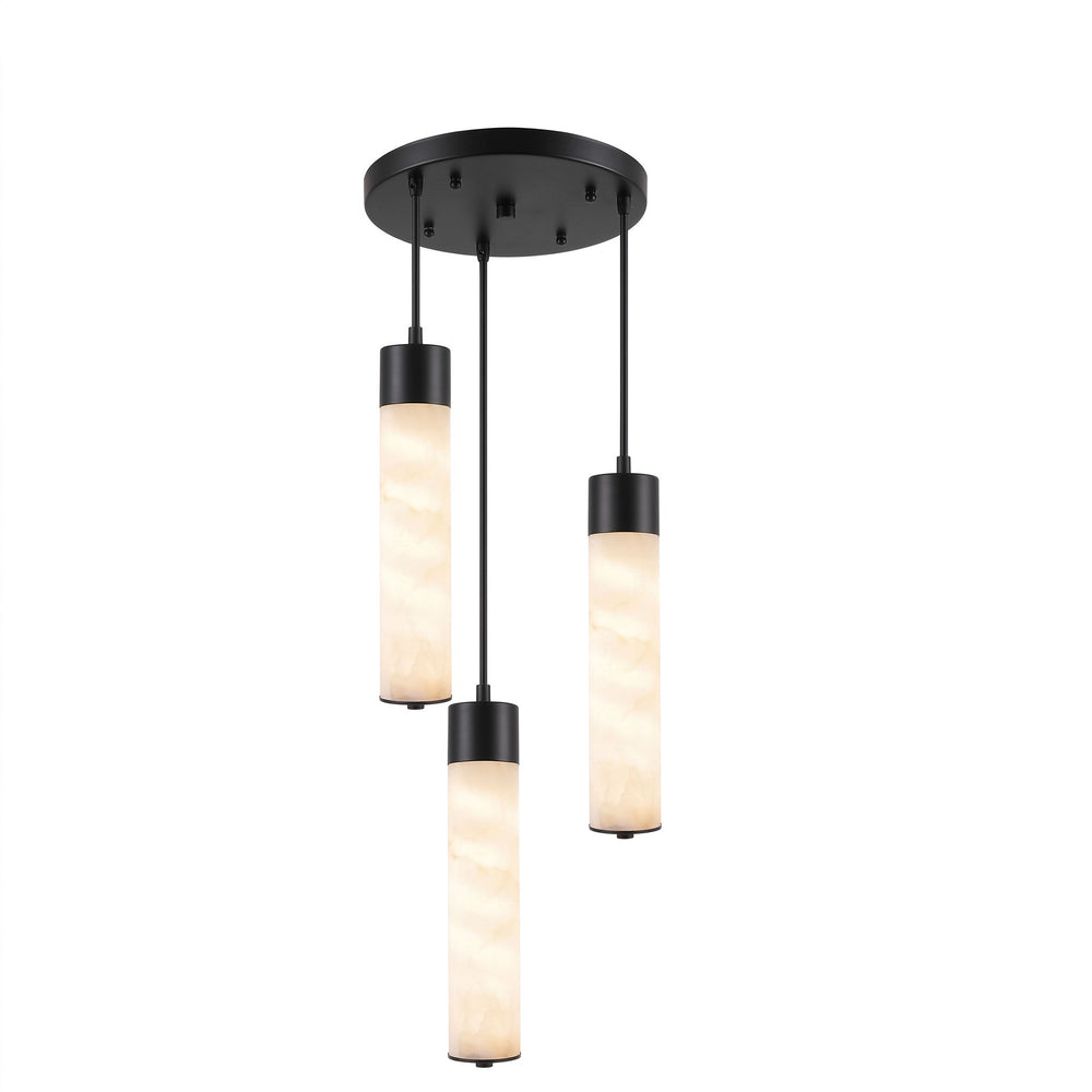 Alabaster Tala Brass Pendant Lamp