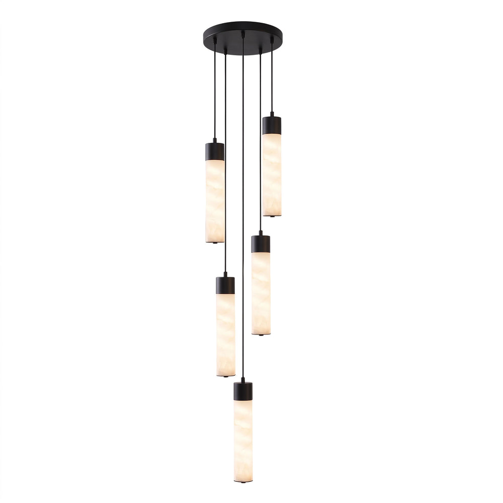 Alabaster Tala Brass Pendant Lamp