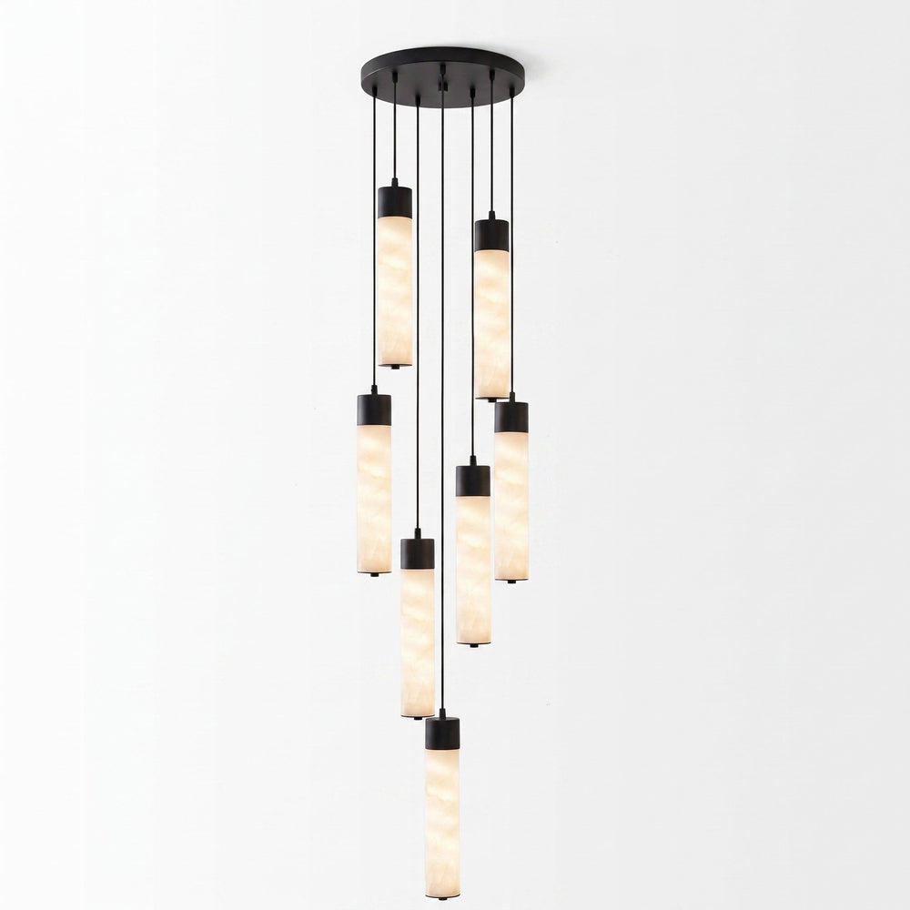 Alabaster Tala Brass Pendant Lamp