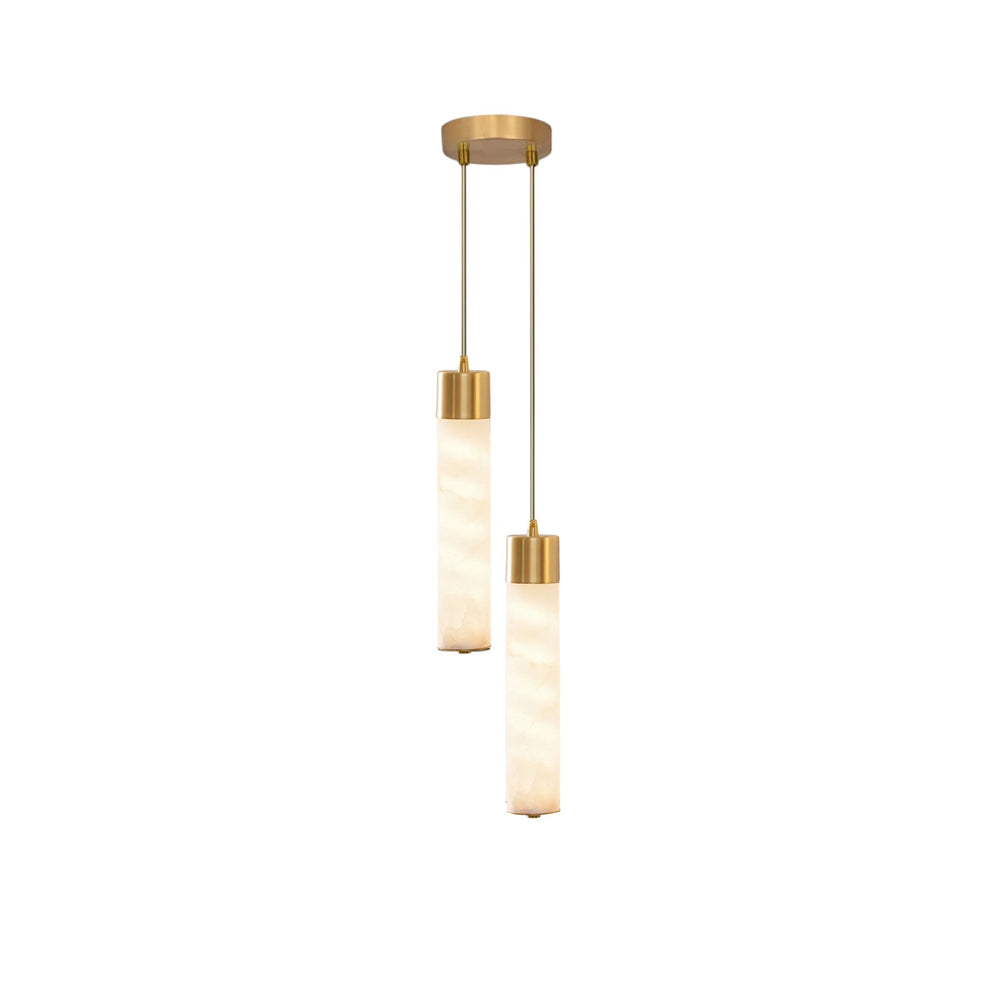 Alabaster Tala Brass Pendant Lamp