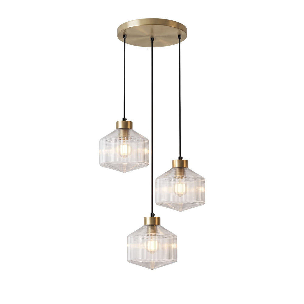 Striped Spinning Top Pendant Light