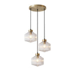 Striped Spinning Top Pendant Light