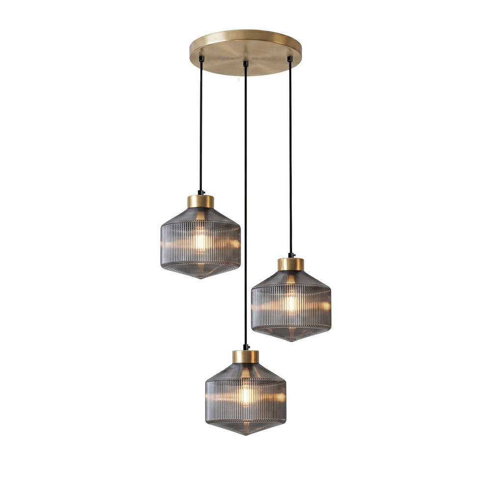 Striped Spinning Top Pendant Light