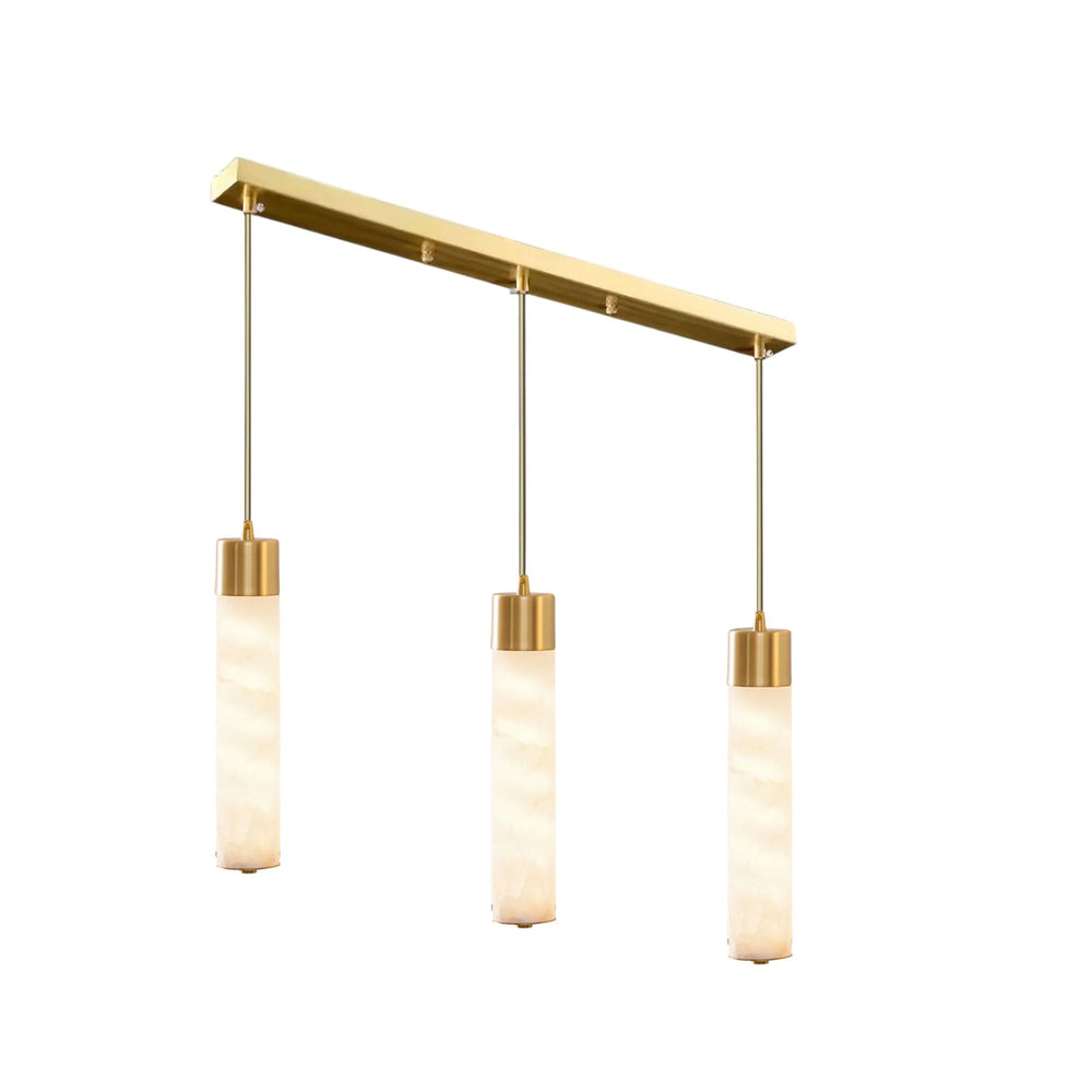 Alabaster Tala Brass Pendant Lamp