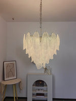 Glass Teardrop Chandelier
