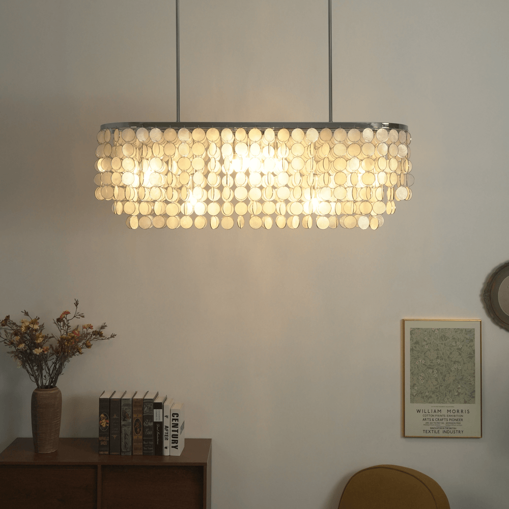 Liora Shell Linear Chandelier