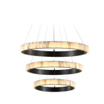 Alabaster Avalon Halo Chandelier