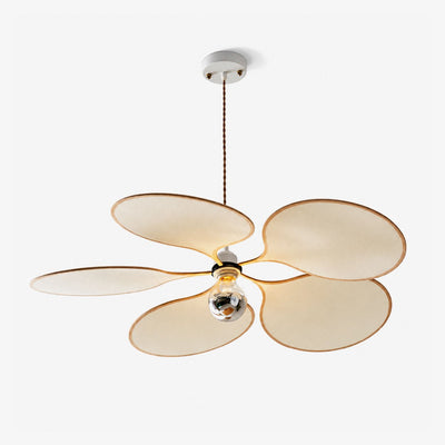 Elowen Fabric Petal Pendant Light Chandelier Lumaris