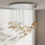 Wave Floating Leaf Chandelier