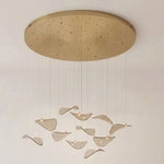 Wave Floating Leaf Chandelier