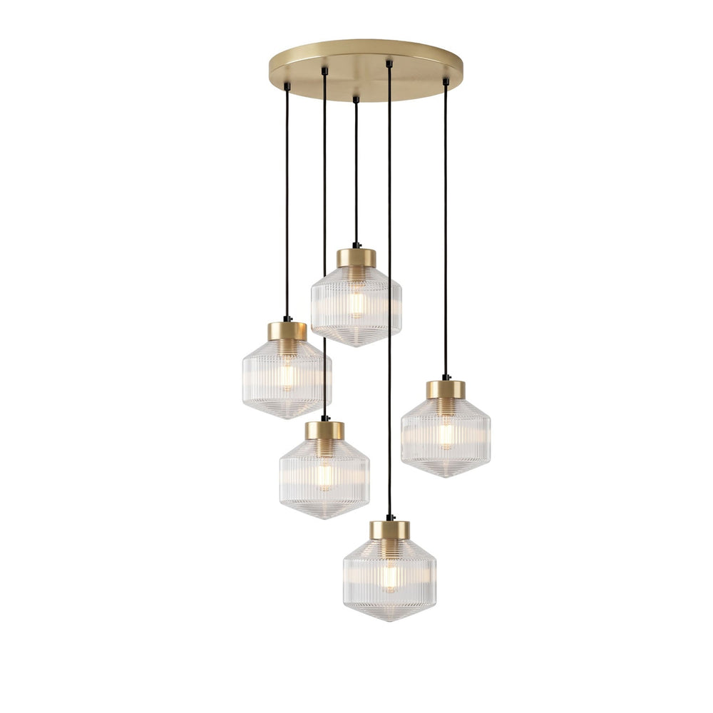 Striped Spinning Top Pendant Light