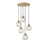 Striped Spinning Top Pendant Light