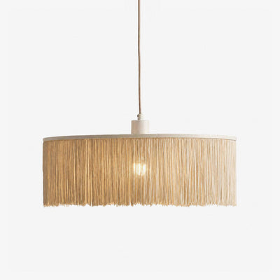 Melora Fringe Pendant Light Chandelier Lumaris Dining Room