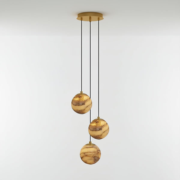 Sultana Alabaster Cluster Chandelier