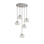 Wave Pendant Light – Modern Curved Glass Ceiling Fixture