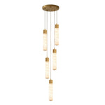 Alabaster Tala Brass Pendant Lamp