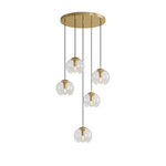 Wave Pendant Light – Modern Curved Glass Ceiling Fixture