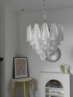 Glass Teardrop Chandelier