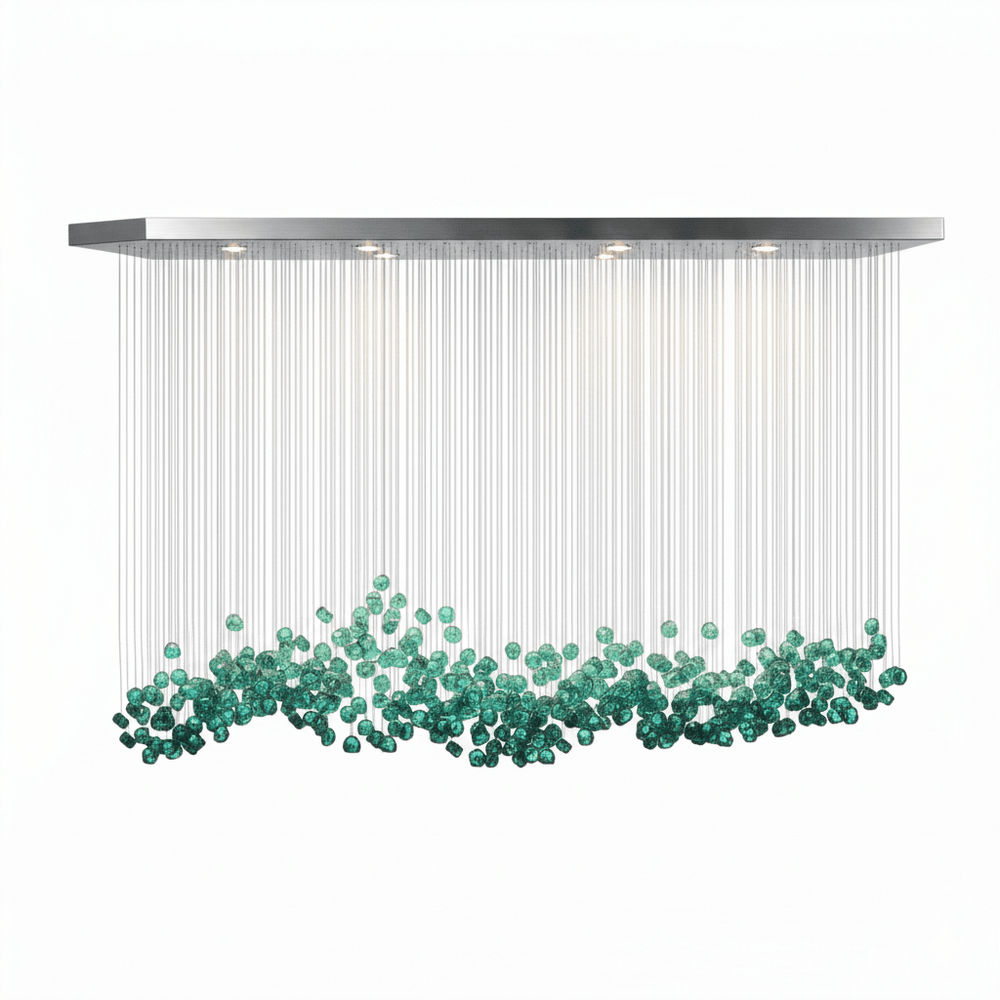 Crystal Stone Chandelier
