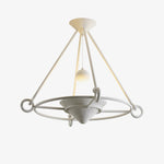 Sculptural Plaster Chandelier