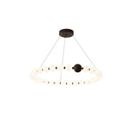 Celestial Bead Ring Chandelier