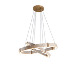 Circle Travertine Pendant Lamp – Minimalist Stone Disc