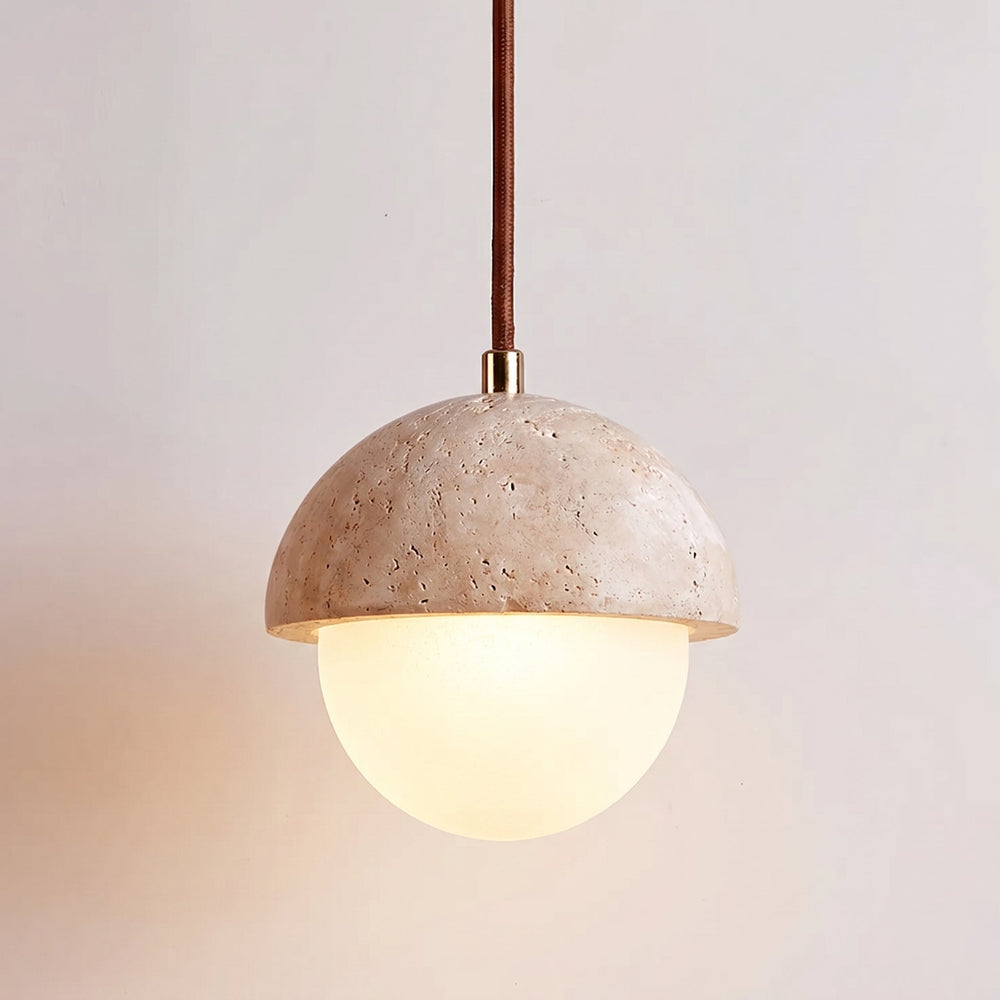 Soren Travertine Pendant Light