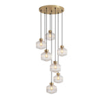Striped Spinning Top Pendant Light