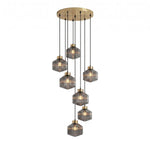 Striped Spinning Top Pendant Light