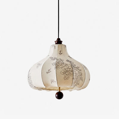 Floral Lantern Pendant Lamp Chandelier Lumaris Dining Room