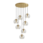 Wave Pendant Light – Modern Curved Glass Ceiling Fixture