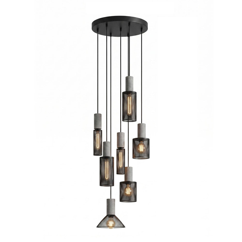 Cement Mesh Pendant Light