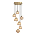 Striped Spinning Top Pendant Light