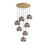 Wave Pendant Light – Modern Curved Glass Ceiling Fixture