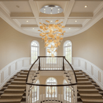 Multicolor Crystal Maple Leaf Chandelier