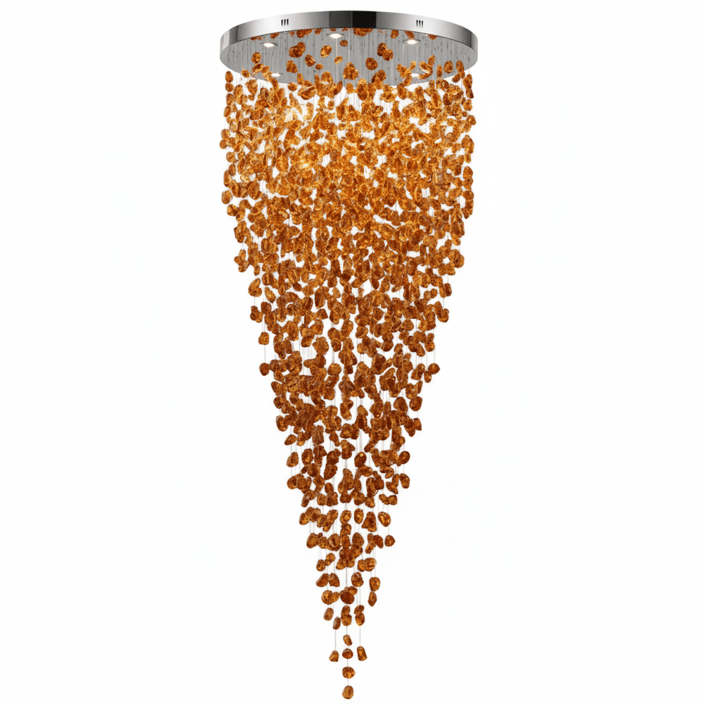 Crystal Stone Chandelier