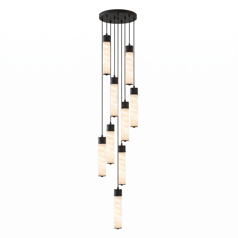 Alabaster Tala Brass Pendant Lamp